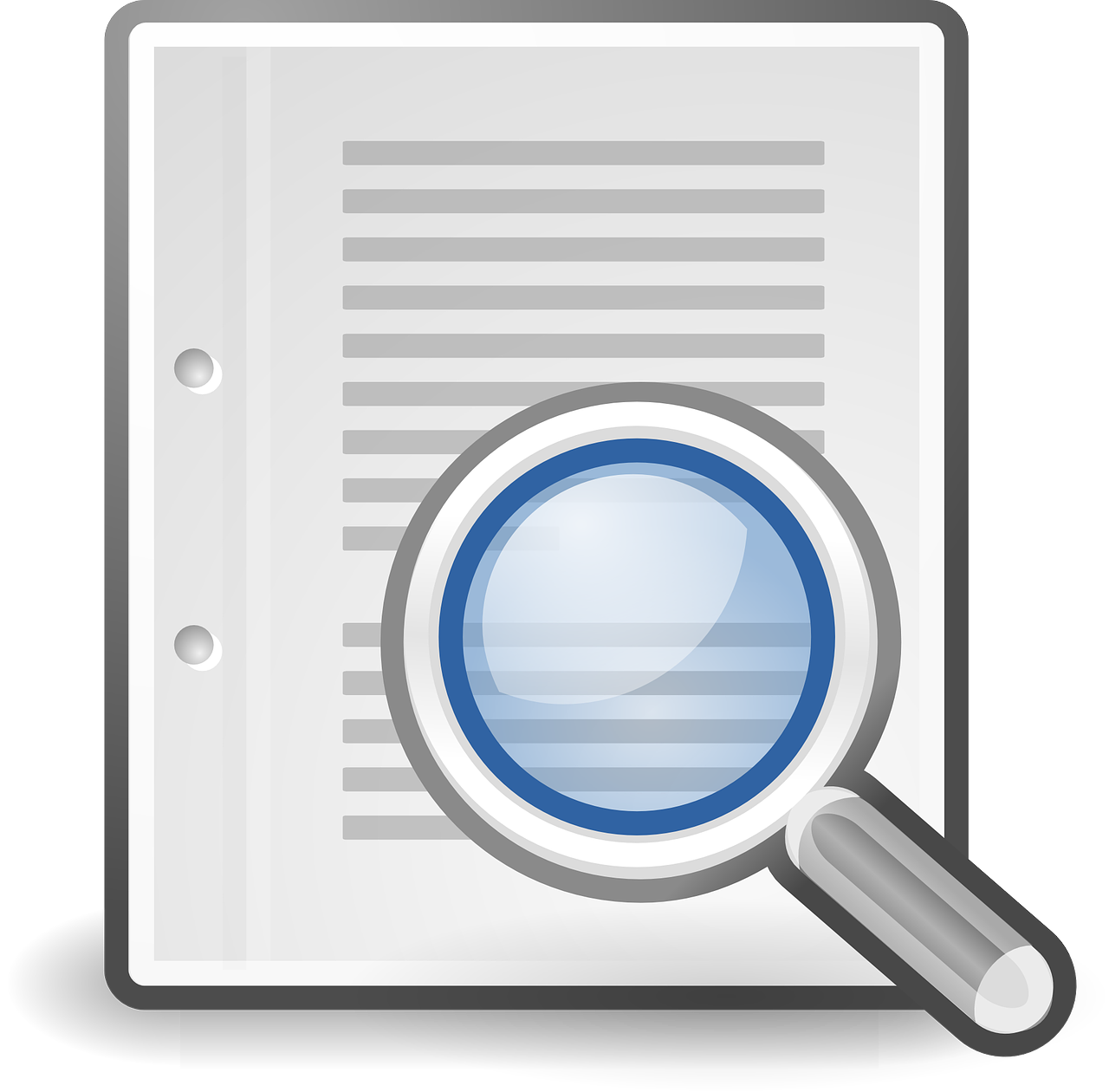 loupe-au-dessus-document loupe au-dessus d’un document